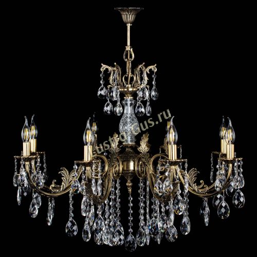 Люстра бронзовая Кассандра Алфея №8/2 баден в Самаре Гусь Хрустальный