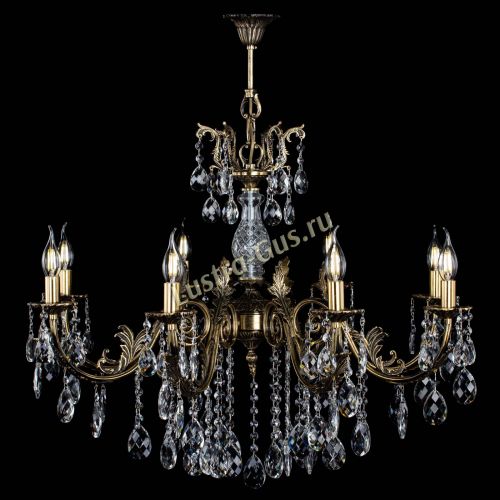 Люстра бронзовая Кассандра Алфея №8/2 баден в Самаре Гусь Хрустальный