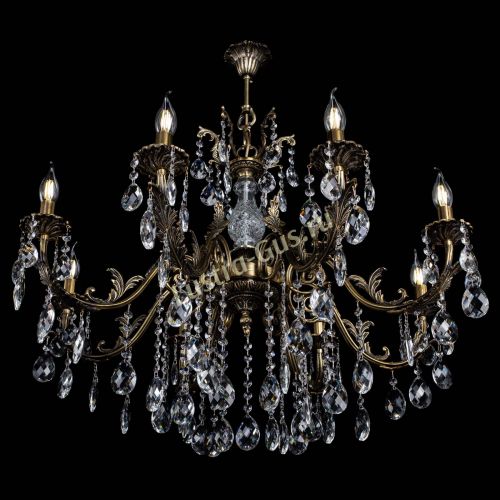 Люстра бронзовая Кассандра Алфея №8/2 баден в Самаре Гусь Хрустальный