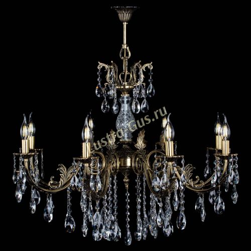 Люстра бронзовая Кассандра Алфея №8/2 журавлик в Самаре Гусь Хрустальный