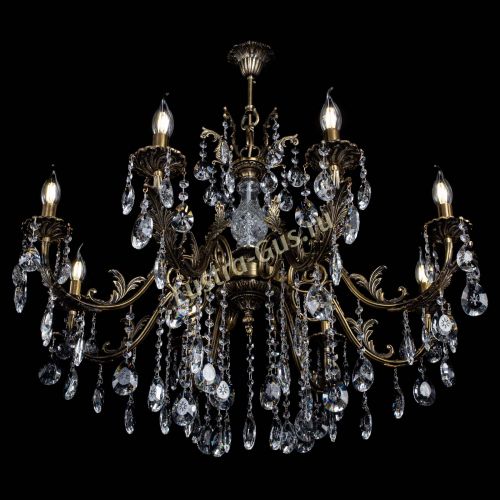 Люстра бронзовая Кассандра Алфея №8/2 звездочка в Самаре Гусь Хрустальный