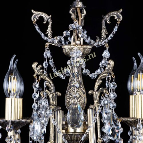 Люстра бронзовая Матильда №4 Лучик в Самаре Гусь Хрустальный