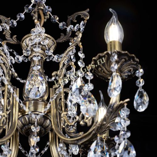 Люстра бронзовая Матильда №4 Лучик в Самаре Гусь Хрустальный