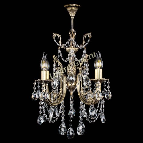 Люстра бронзовая Матильда №4 Баден в Самаре Гусь Хрустальный