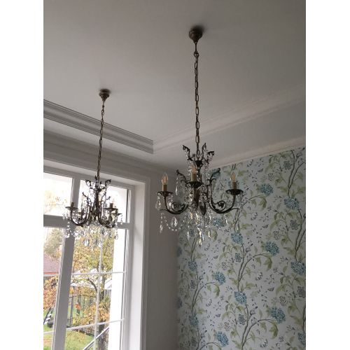 Люстра бронзовая Матильда №4 Баден в Самаре Гусь Хрустальный