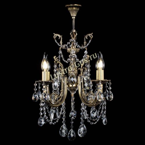 Люстра бронзовая Матильда №4 Баден в Самаре Гусь Хрустальный
