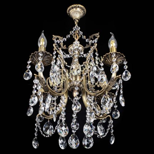 Люстра бронзовая Матильда №4 Баден в Самаре Гусь Хрустальный