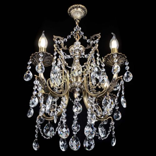 Люстра бронзовая Матильда №4 Баден в Самаре Гусь Хрустальный