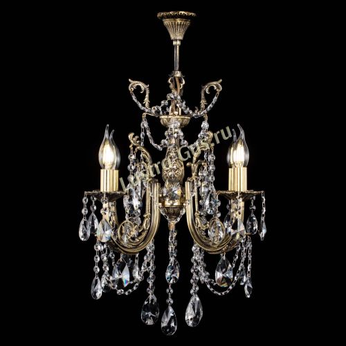 Люстра бронзовая Матильда №4 Лучик в Самаре Гусь Хрустальный