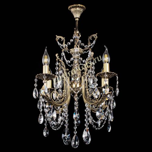 Люстра бронзовая Матильда №4 Лучик в Самаре Гусь Хрустальный