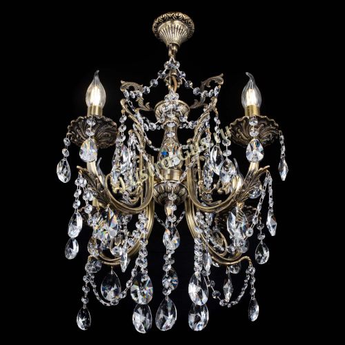 Люстра бронзовая Матильда №4 Лучик в Самаре Гусь Хрустальный