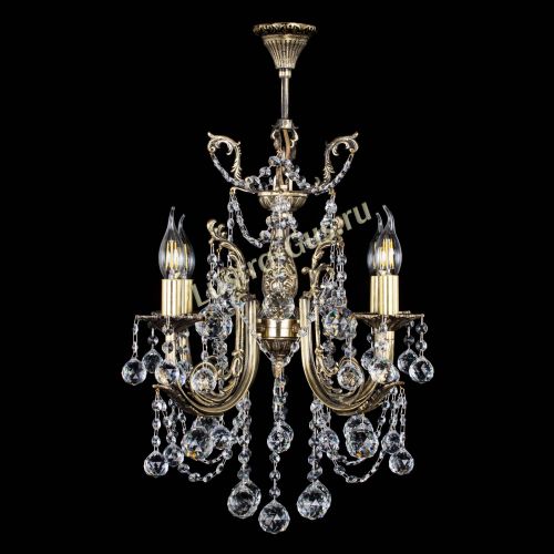 Люстра бронзовая Матильда №4 Шар в Самаре Гусь Хрустальный