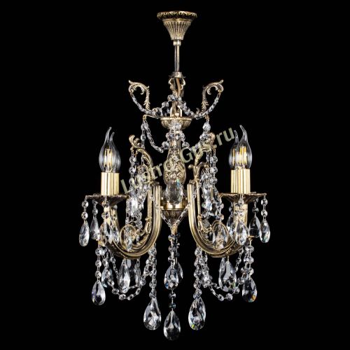 Люстра бронзовая Матильда №4 Журавлик в Самаре Гусь Хрустальный