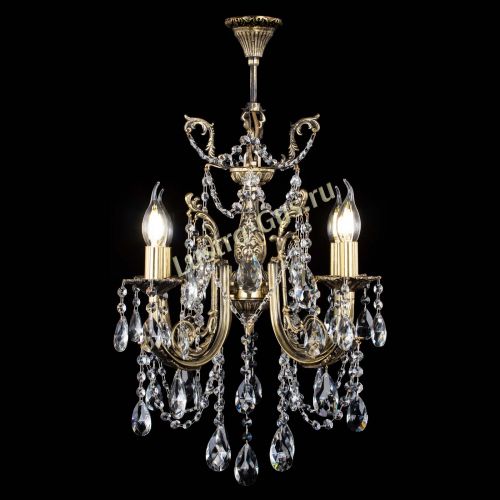 Люстра бронзовая Матильда №4 Журавлик в Самаре Гусь Хрустальный