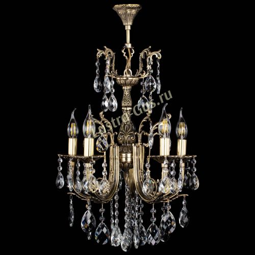 Люстра бронзовая Матильда №5/2 Баден в Самаре Гусь Хрустальный