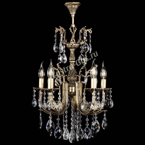 Люстра бронзовая Матильда №5/2 Баден в Самаре Гусь Хрустальный