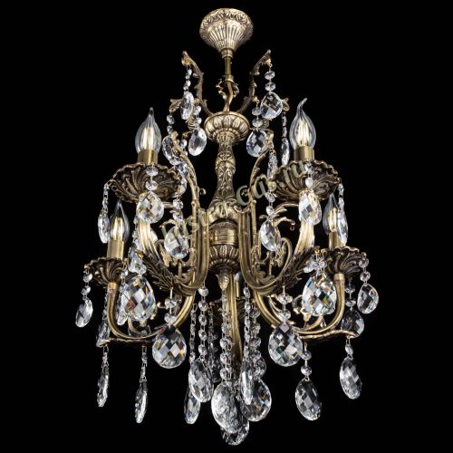 Люстра бронзовая Матильда №5/2 Баден в Самаре Гусь Хрустальный