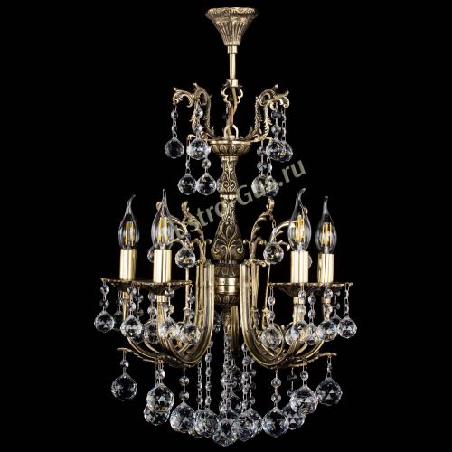 Люстра бронзовая Матильда №5/2 Шар в Самаре Гусь Хрустальный