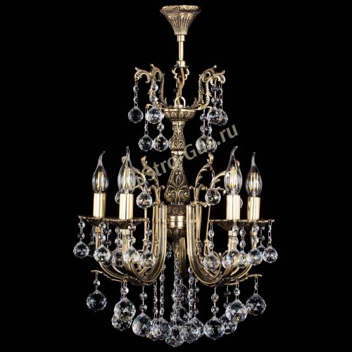 Люстра бронзовая Матильда №5/2 Шар в Самаре Гусь Хрустальный