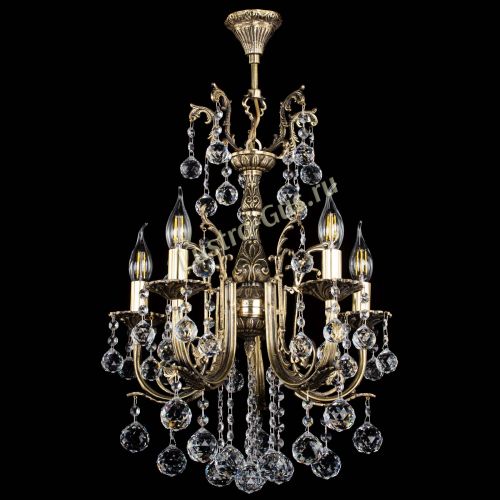 Люстра бронзовая Матильда №5/2 Шар в Самаре Гусь Хрустальный