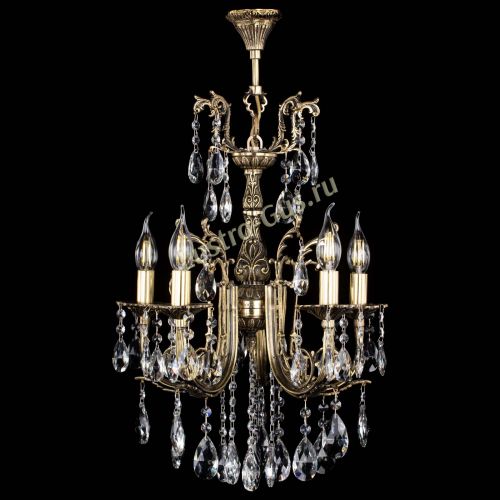 Люстра бронзовая Матильда №5/2 Журавлик в Самаре Гусь Хрустальный