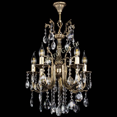 Люстра бронзовая Матильда №5/2 Звездочка в Самаре Гусь Хрустальный