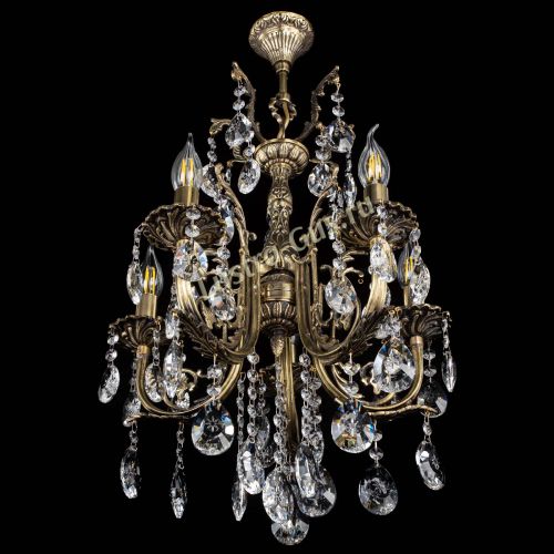 Люстра бронзовая Матильда №5/2 Звездочка в Самаре Гусь Хрустальный