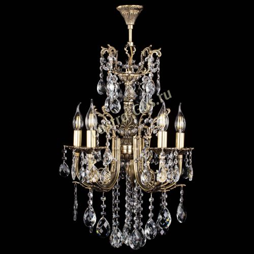 Люстра бронзовая Матильда №5/3 Баден в Самаре Гусь Хрустальный