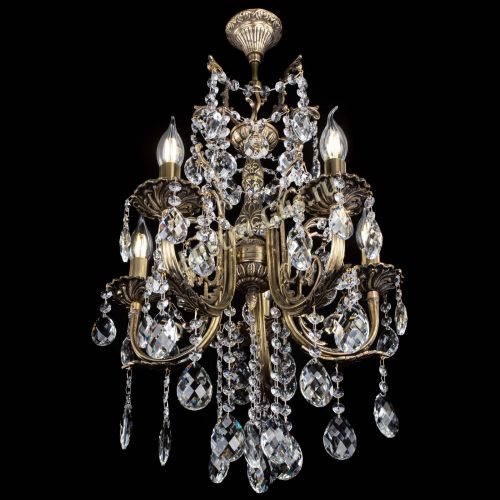 Люстра бронзовая Матильда №5/3 Баден в Самаре Гусь Хрустальный