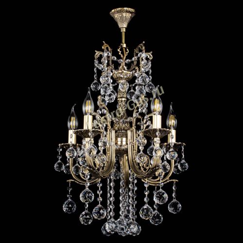 Люстра бронзовая Матильда №5/3 Шар в Самаре Гусь Хрустальный