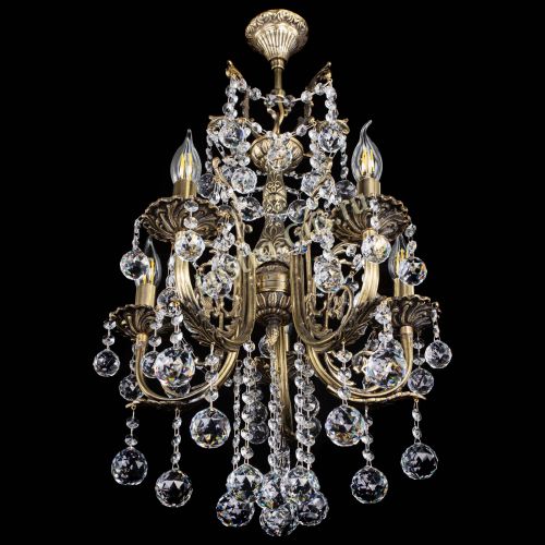 Люстра бронзовая Матильда №5/3 Шар в Самаре Гусь Хрустальный