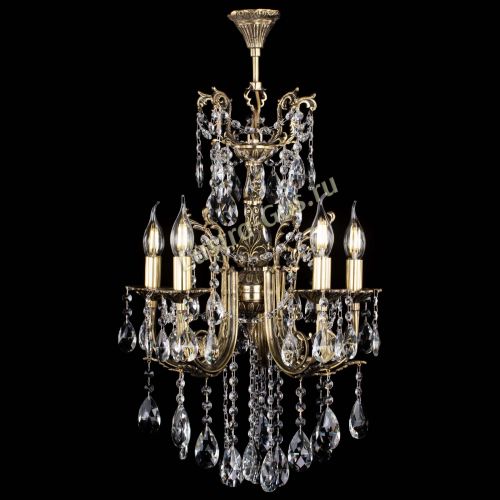 Люстра бронзовая Матильда №5/3 Журавлик в Самаре Гусь Хрустальный