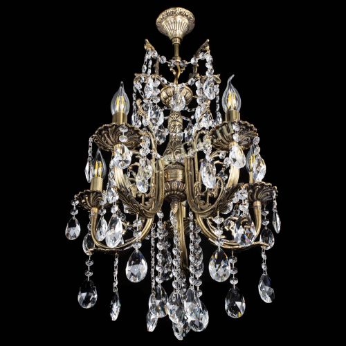 Люстра бронзовая Матильда №5/3 Журавлик в Самаре Гусь Хрустальный