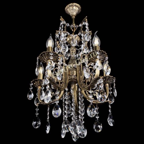 Люстра бронзовая Матильда №5/3 Журавлик в Самаре Гусь Хрустальный