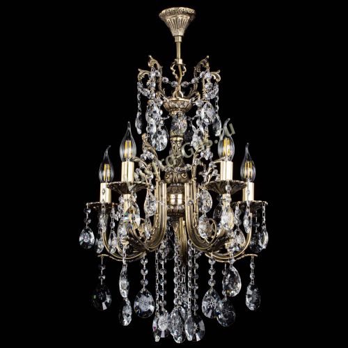 Люстра бронзовая Матильда №5/3 Звездочка в Самаре Гусь Хрустальный