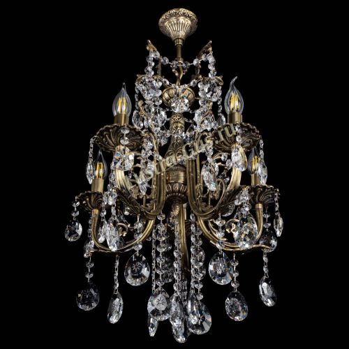 Люстра бронзовая Матильда №5/3 Звездочка в Самаре Гусь Хрустальный