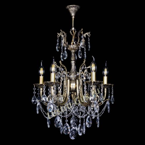 Люстра бронзовая Матильда №5 Баден в Самаре Гусь Хрустальный