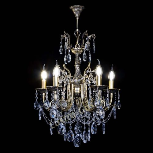 Люстра бронзовая Матильда №5 Баден в Самаре Гусь Хрустальный