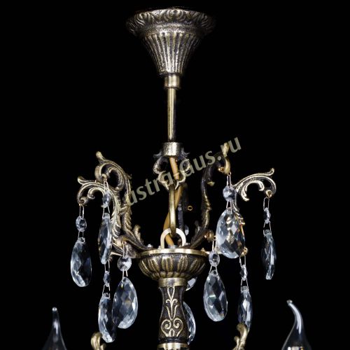 Люстра бронзовая Матильда №5 Баден в Самаре Гусь Хрустальный