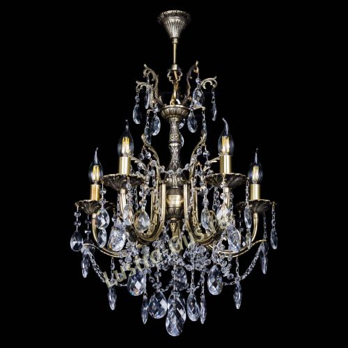 Люстра бронзовая Матильда №5 Баден в Самаре Гусь Хрустальный