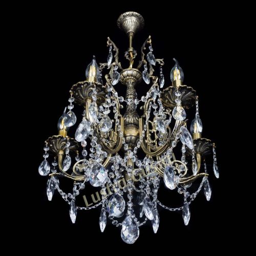 Люстра бронзовая Матильда №5 Баден в Самаре Гусь Хрустальный