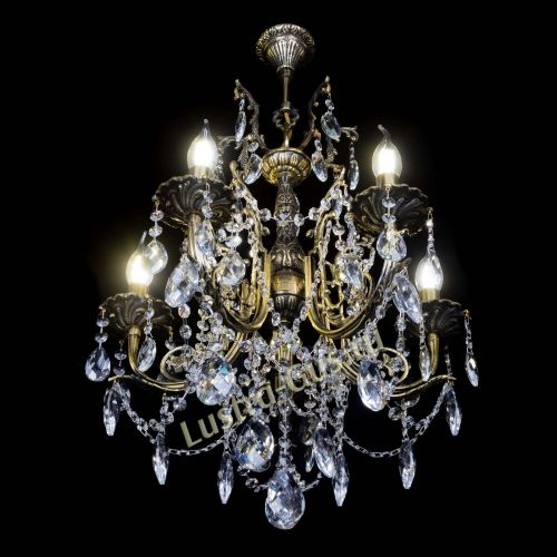 Люстра бронзовая Матильда №5 Баден в Самаре Гусь Хрустальный