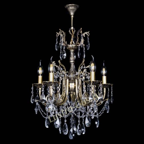 Люстра бронзовая Матильда №5 Лучик в Самаре Гусь Хрустальный