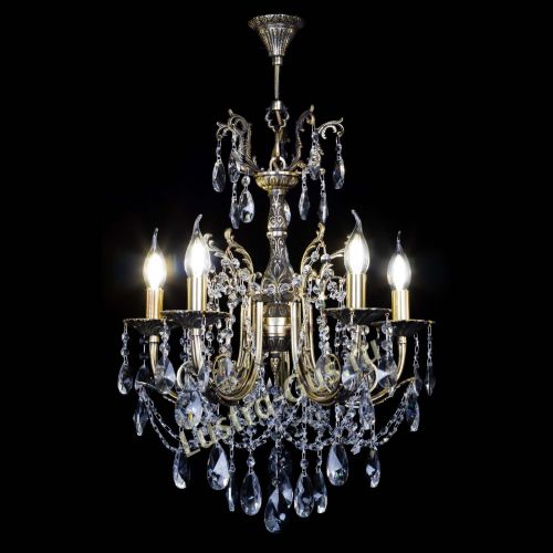 Люстра бронзовая Матильда №5 Лучик в Самаре Гусь Хрустальный