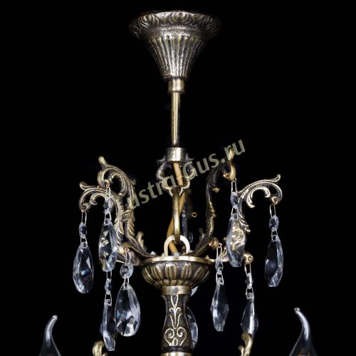 Люстра бронзовая Матильда №5 Лучик в Самаре Гусь Хрустальный