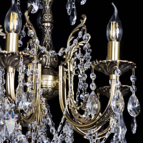 Люстра бронзовая Матильда №5 Лучик в Самаре Гусь Хрустальный