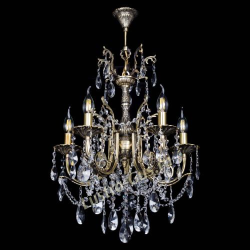 Люстра бронзовая Матильда №5 Лучик в Самаре Гусь Хрустальный