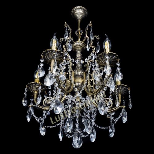 Люстра бронзовая Матильда №5 Лучик в Самаре Гусь Хрустальный