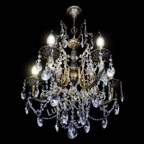 Люстра бронзовая Матильда №5 Лучик в Самаре Гусь Хрустальный