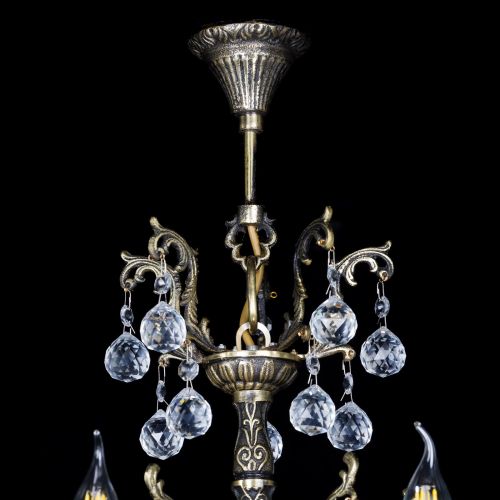 Люстра бронзовая Матильда №5 Шар в Самаре Гусь Хрустальный